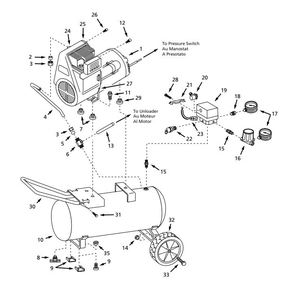 Part Location Diagram of CV302900AJ-MTR Campbell Hausfeld Regulator Assembly